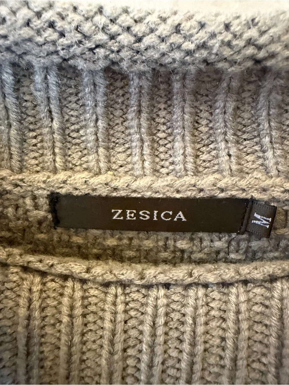 Soft Knit Cowl Sweater in Gray